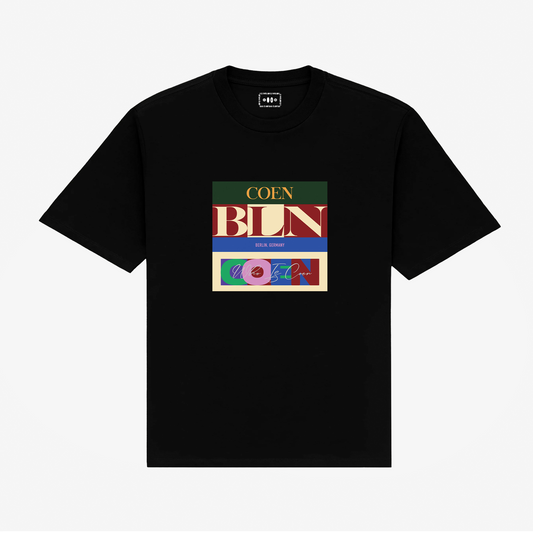 BERLIN STAMP TEE [BLACK]