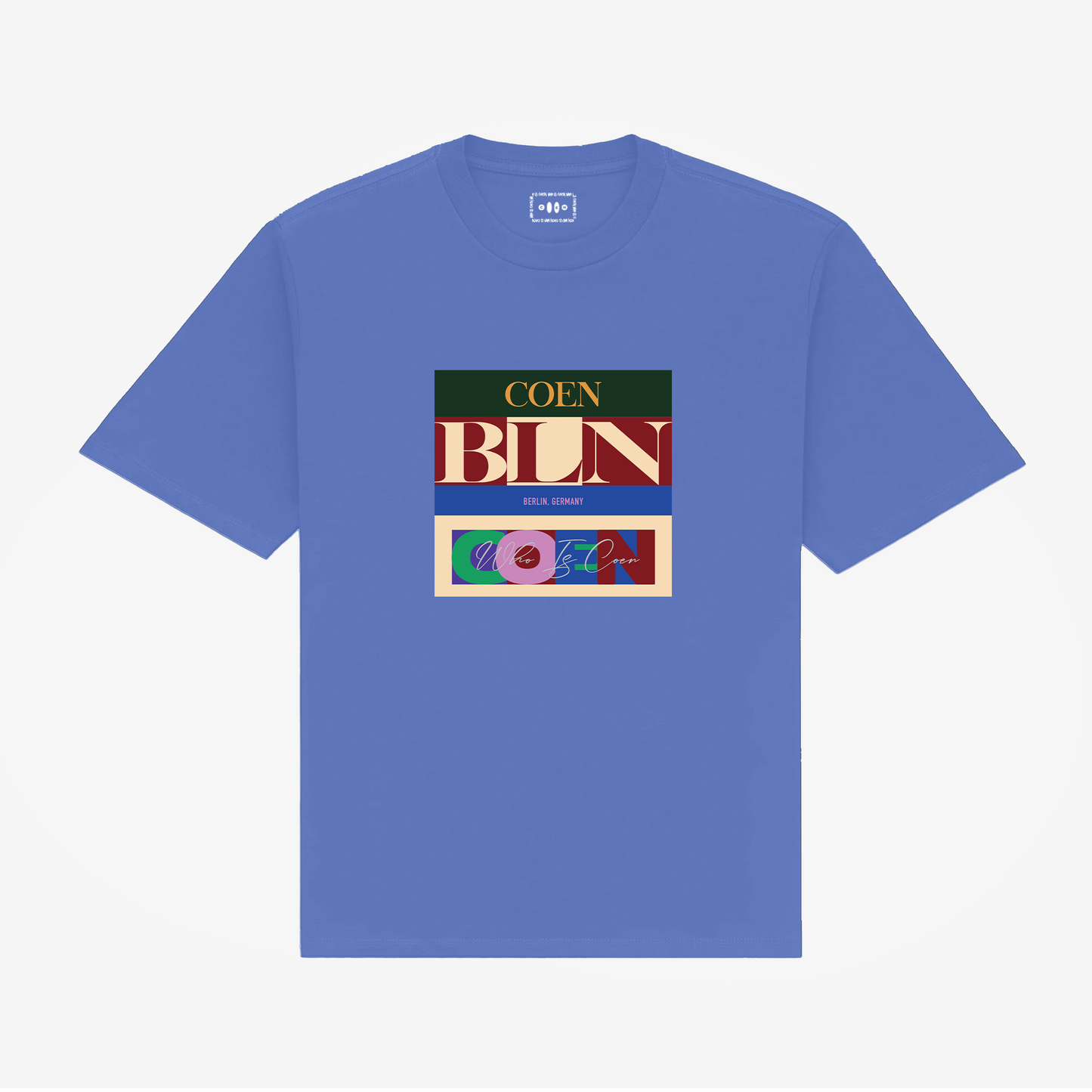 BERLIN STAMP TEE [BLUE]