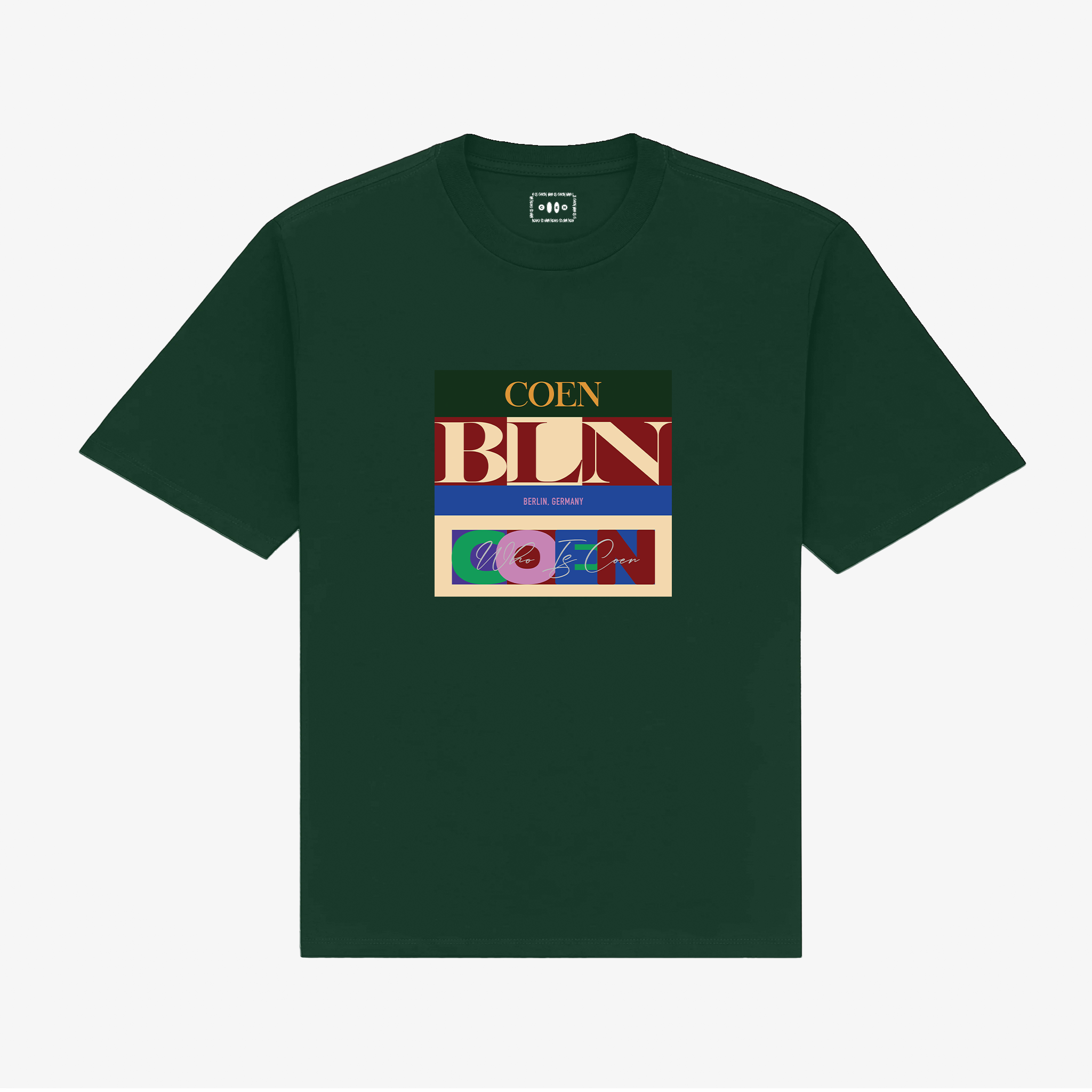 BERLIN STAMP TEE [GREEN]