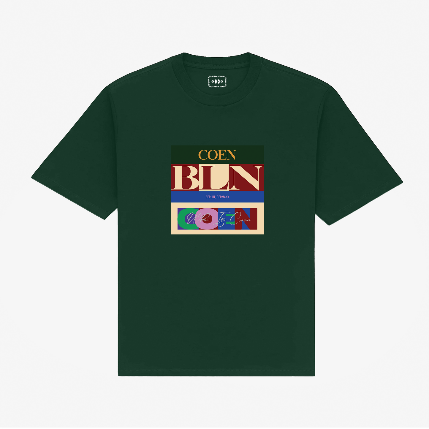 BERLIN STAMP TEE [GREEN]