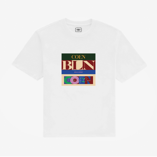 BERLIN STAMP TEE [WHITE]